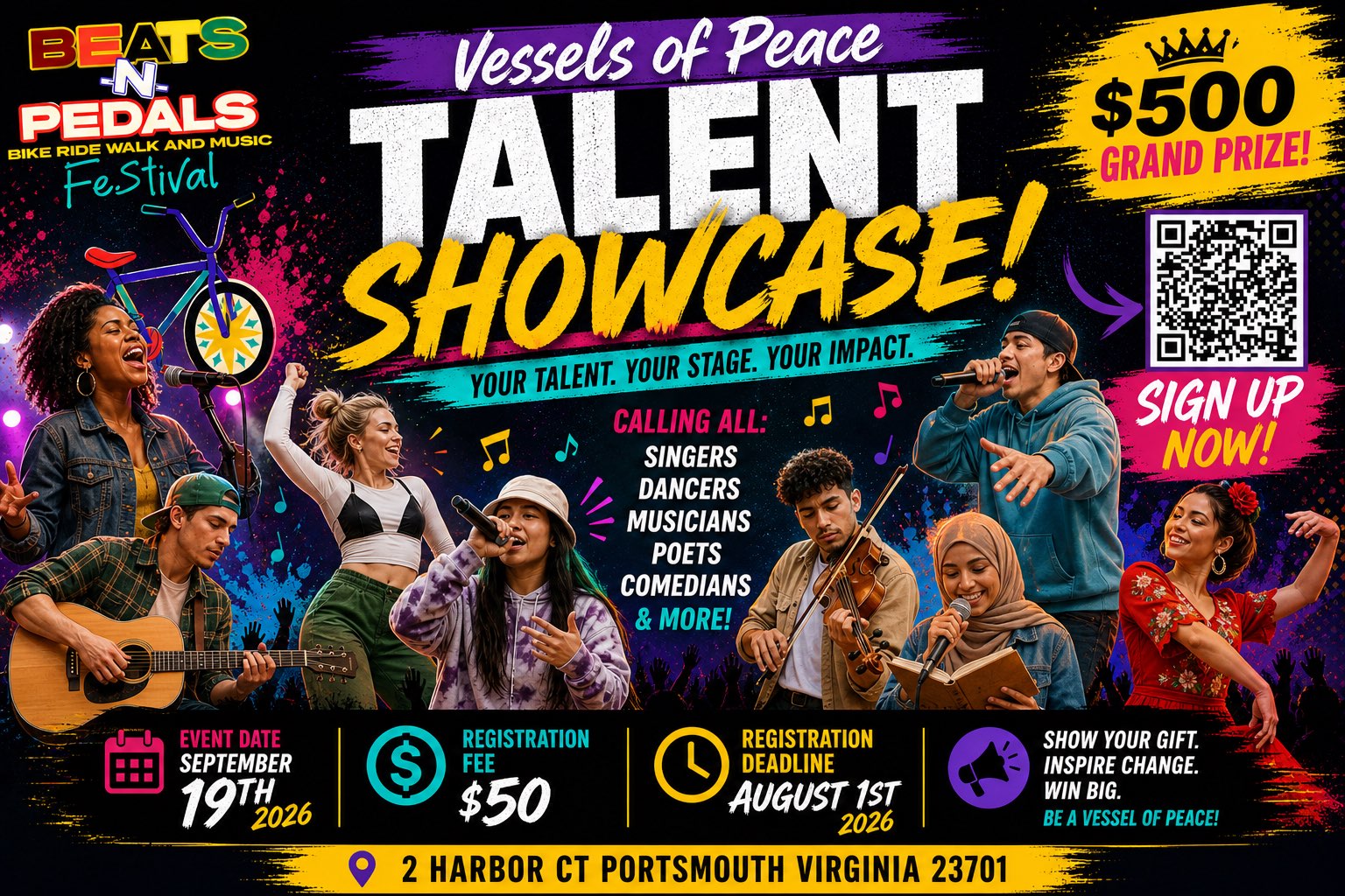 Vessels of Peace flyer
